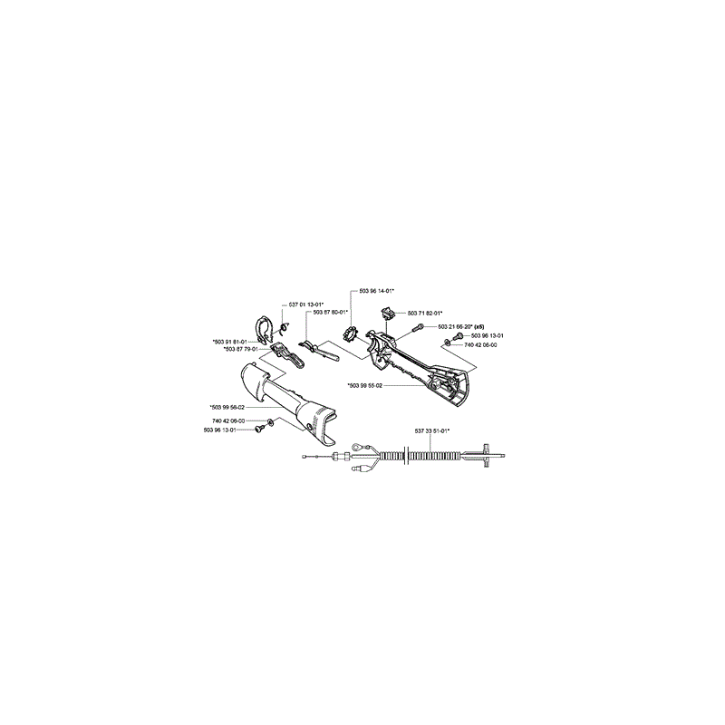 Husqvarna 324HDA55 Hedgetrimmer (2004) Parts Diagram, Page 4
