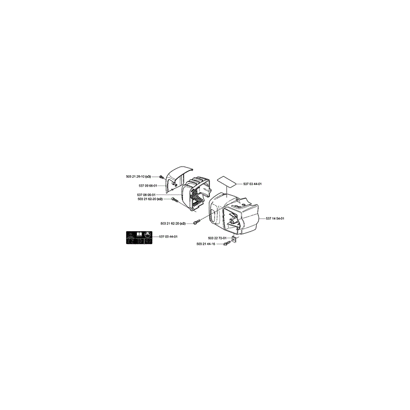 Husqvarna 326HD60 Hedgetrimmer (2003) Parts Diagram, Page 6