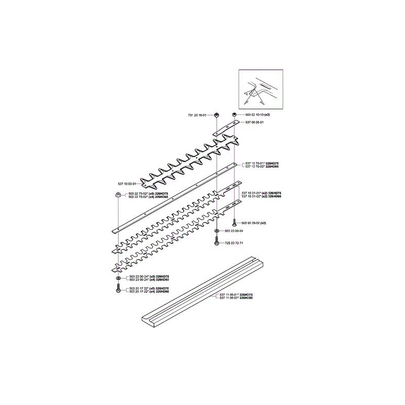 Husqvarna 326HD60 Hedgetrimmer (2003) Parts Diagram, Page 9