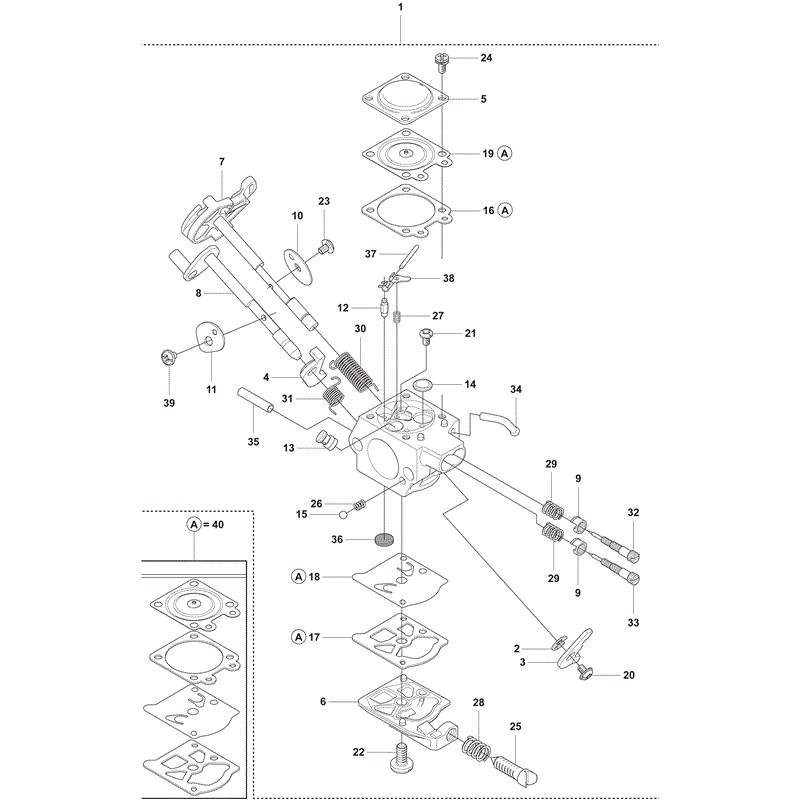 Husqvarna  355RX (2007) Parts Diagram, Page 18