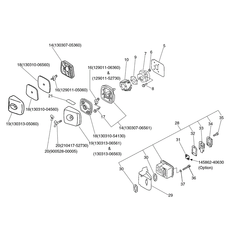 Echo HC-1500 Hedgetrimmer (HC1500) Parts Diagram, Page 3