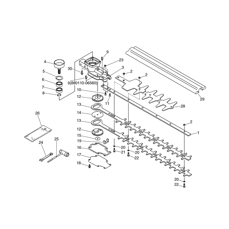 Echo HC-1500 Hedgetrimmer (HC1500) Parts Diagram, Page 8