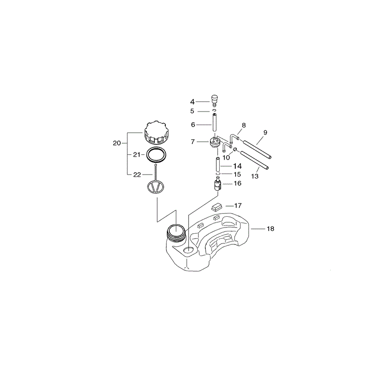 Echo HC-30ES Hedgetrimmer (HC30ES) Parts Diagram, Page 4