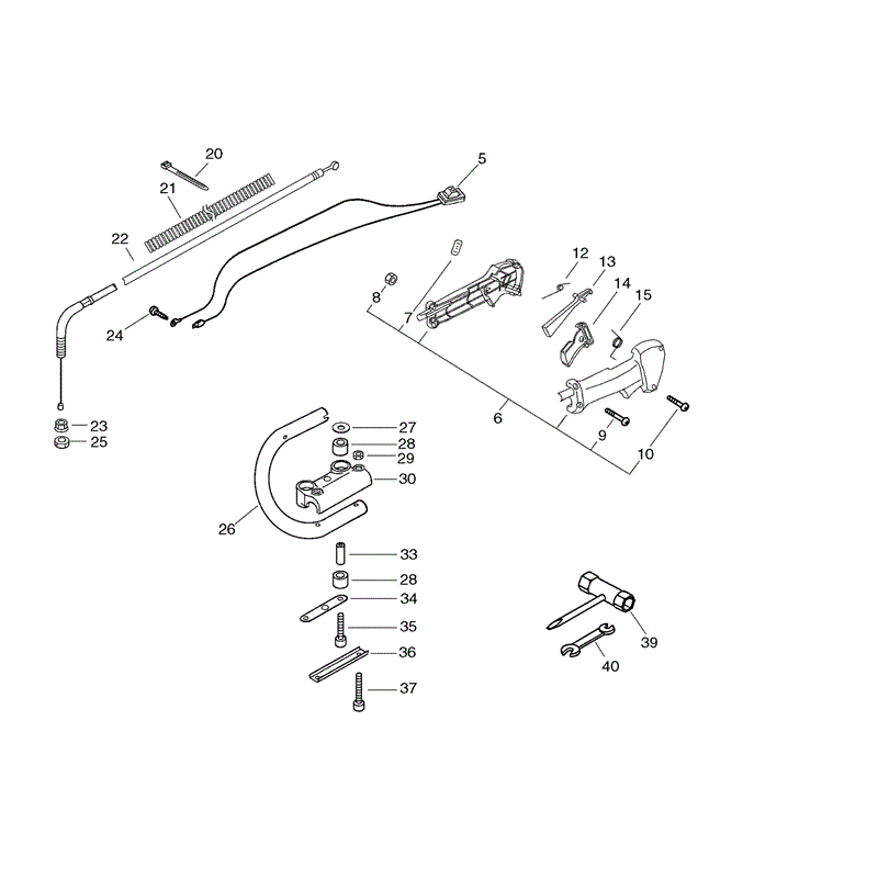 Echo HC-30ES Hedgetrimmer (HC30ES) Parts Diagram, Page 6