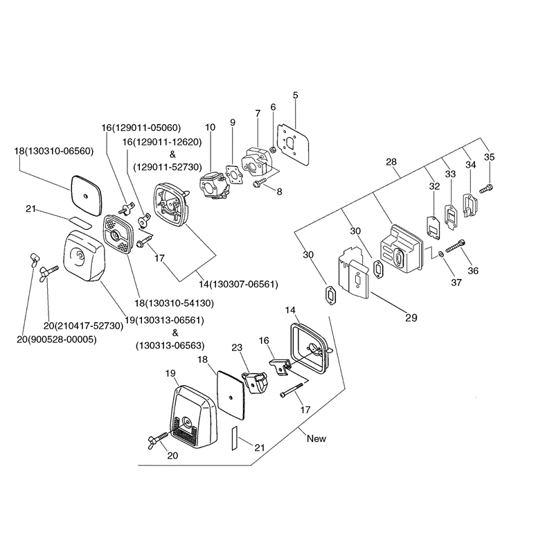 Echo HC-2400 Hedgetrimmer (HC2400) Parts Diagram, Page 3