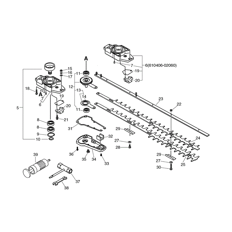 Echo HC-2100 Hedgetrimmer (HC2100) Parts Diagram, Page 7