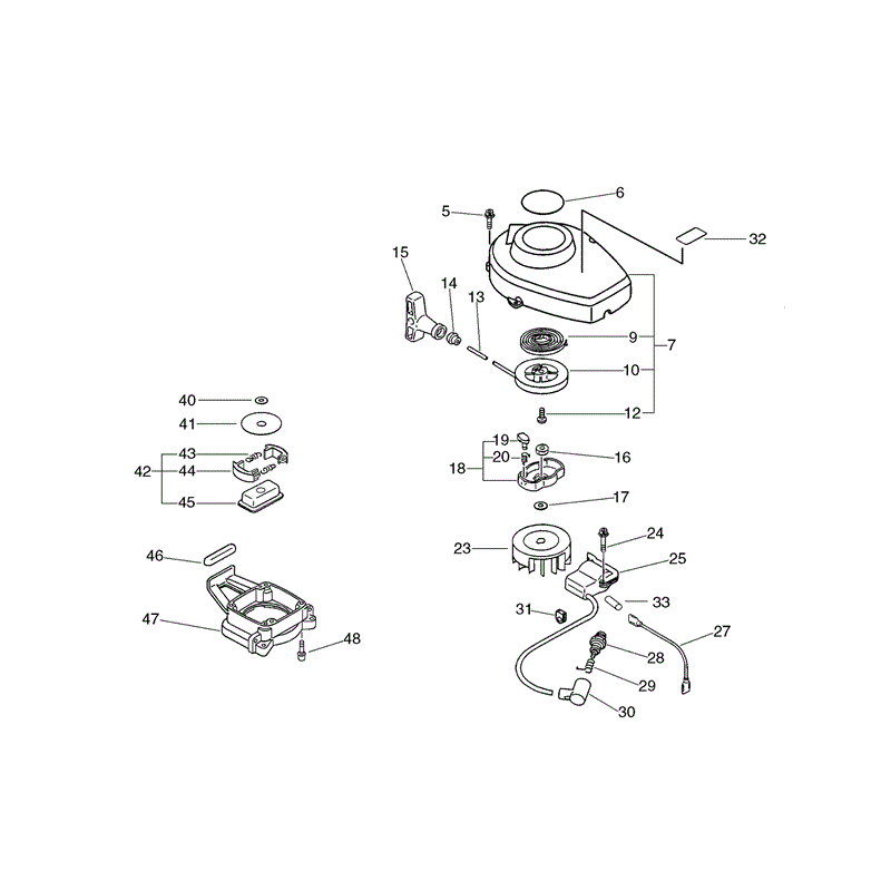 Echo HC-2410 Hedgetrimmer (HC-2410) Parts Diagram, Page 2