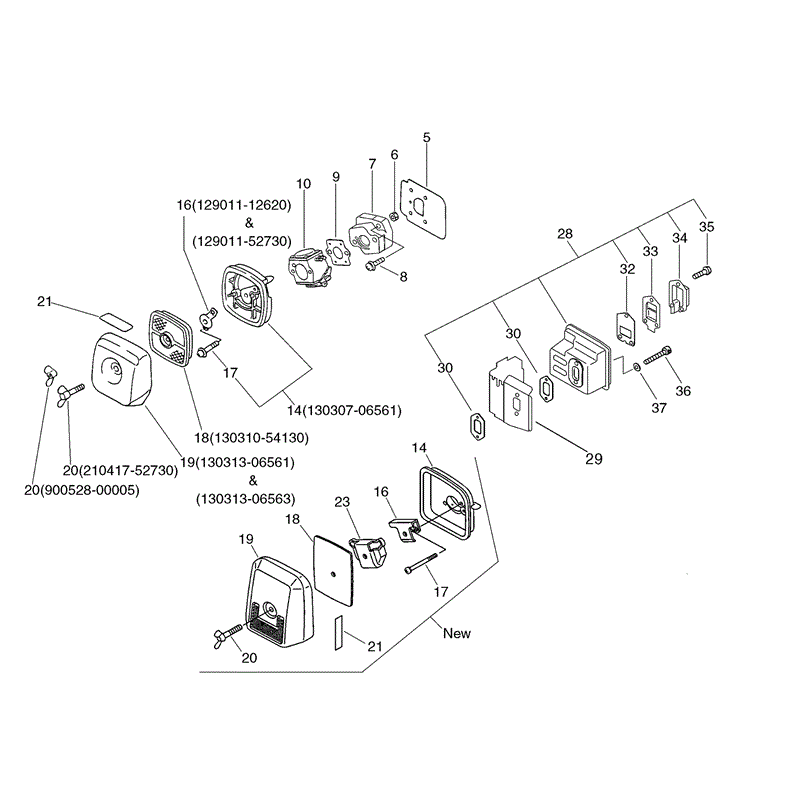 Echo HC-2410 Hedgetrimmer (HC-2410) Parts Diagram, Page 3
