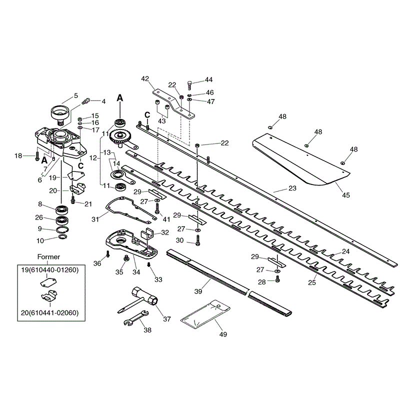 Echo HC-2410 Hedgetrimmer (HC-2410) Parts Diagram, Page 6