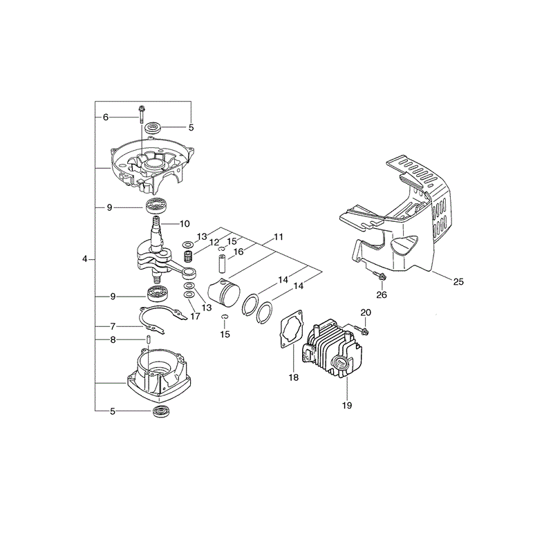 Echo HC-1600 Hedgetrimmer (HC1600) Parts Diagram, Page 1