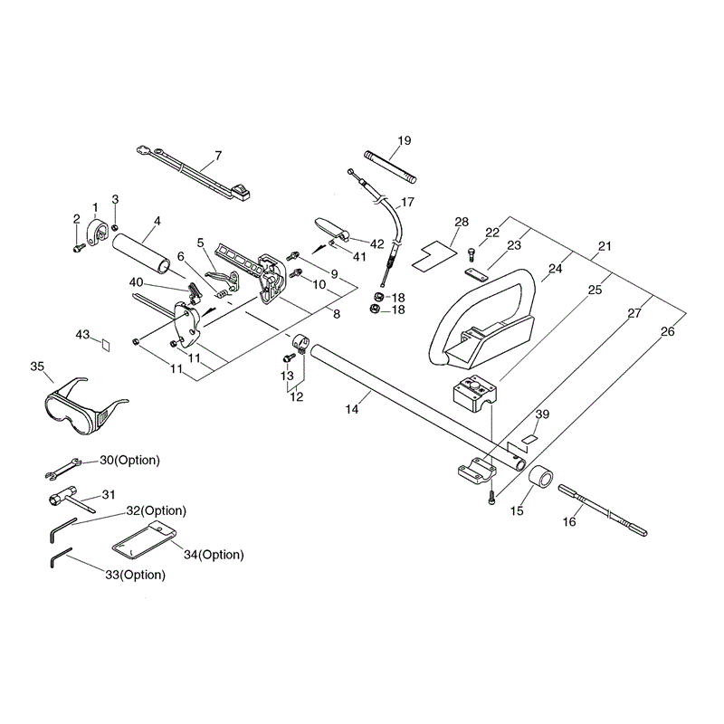 Echo SHC-1700 Hedgetrimmer (SHC1700) Parts Diagram, Page 5