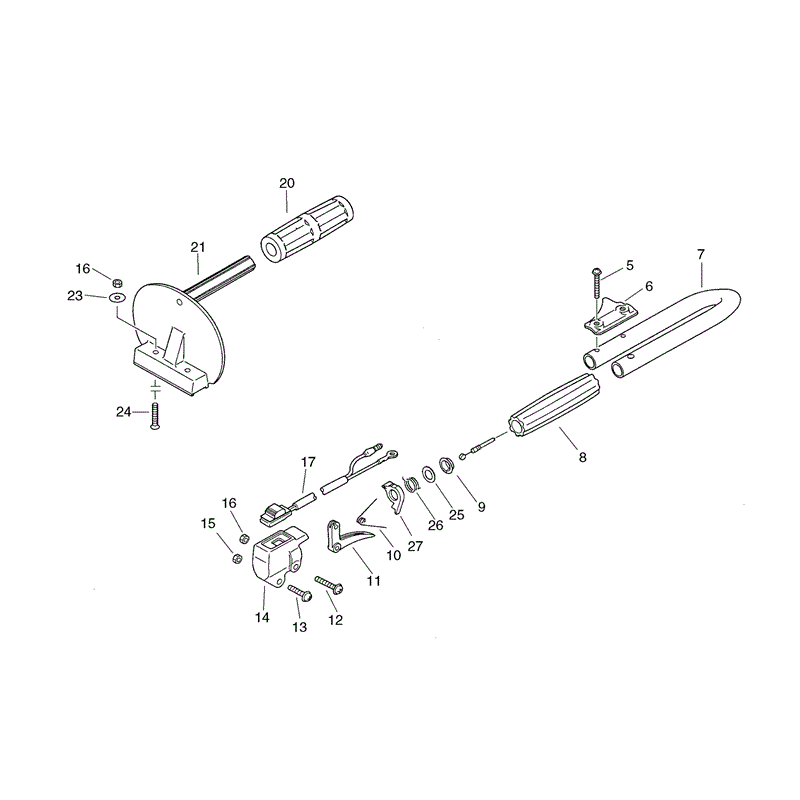 Echo HC-1000 Hedgetrimmer (HC1000) Parts Diagram, Page 5