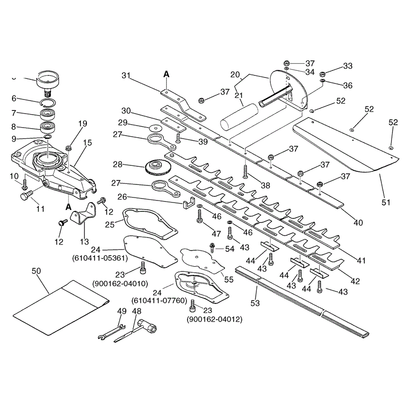 Echo HC-2000 Hedgetrimmer (HC2000) Parts Diagram, Page 6