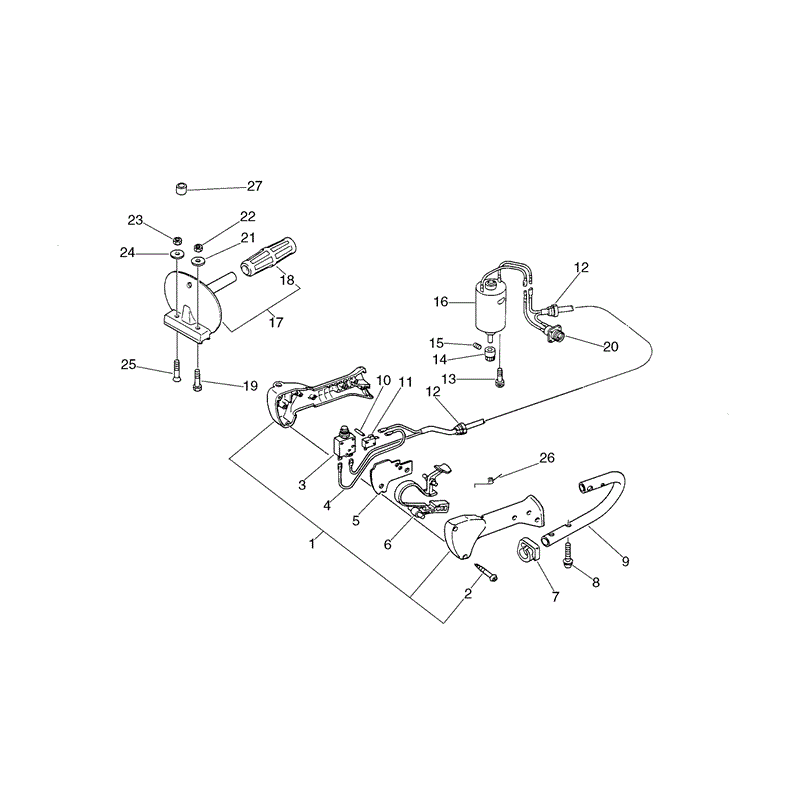 Echo DHC-3000 Hedgetrimmer (DHC3000) Parts Diagram, Page 2