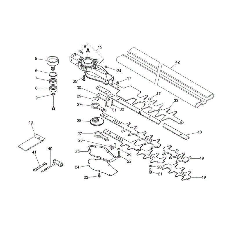 Echo HCR-1500SI hedgetrimmer (HCR1500SI) Parts Diagram, Page 7