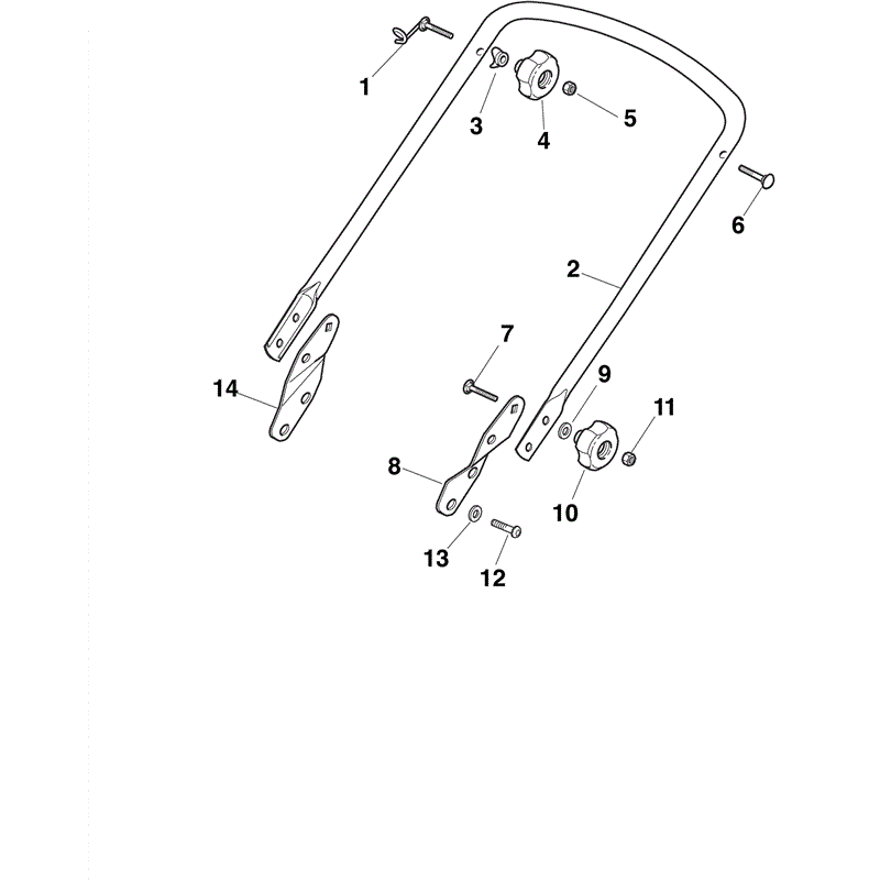 Mountfield HP474 (RM45 OHV 140cc) (2010) Parts Diagram, Page 4