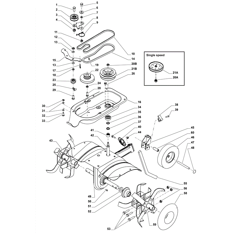 Mountfield Manor 50H (2011) Parts Diagram, Page 2