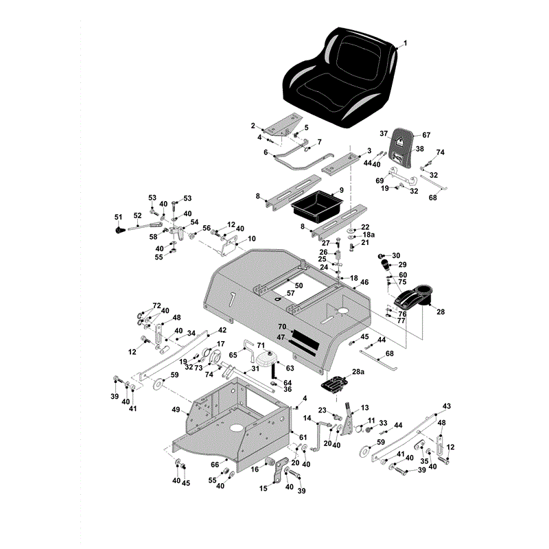 Countax C Series Lawn Tractor  (2006) Parts Diagram, Page 4