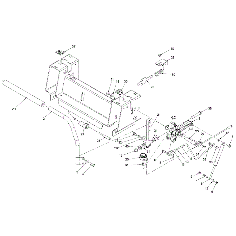 Hayter RZT420H (136E ) Parts Diagram, Control Assembly