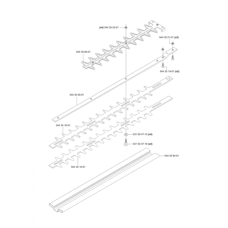 Husqvarna  123HD60 Hedge Trimmer (2006) Parts Diagram, Page 7