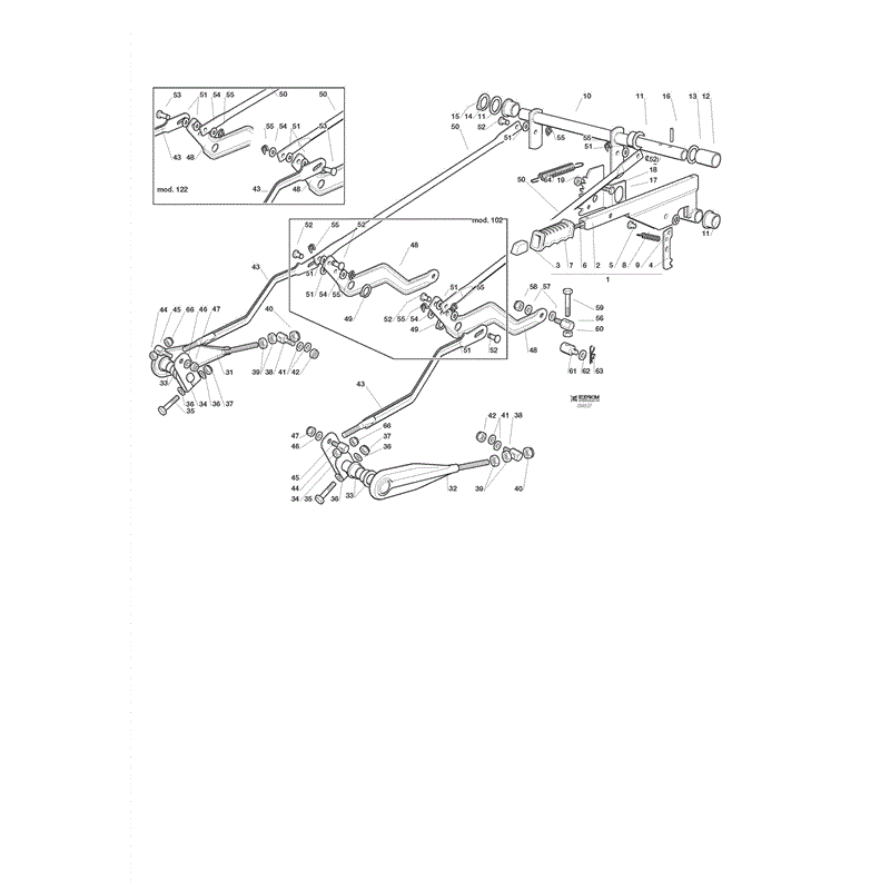 Castel / Twincut / Lawnking TCS15.5-102H (2009) Parts Diagram, Page 7