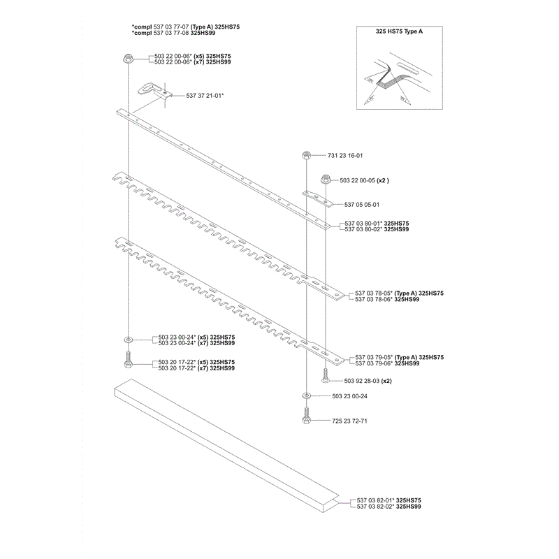 Husqvarna  325HS75x Hedge Trimmer (2006) Parts Diagram, Page 9