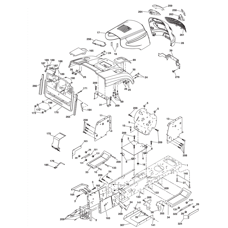 McCulloch M155-107HRB (96061010005 - (2010)) Parts Diagram, Page 4
