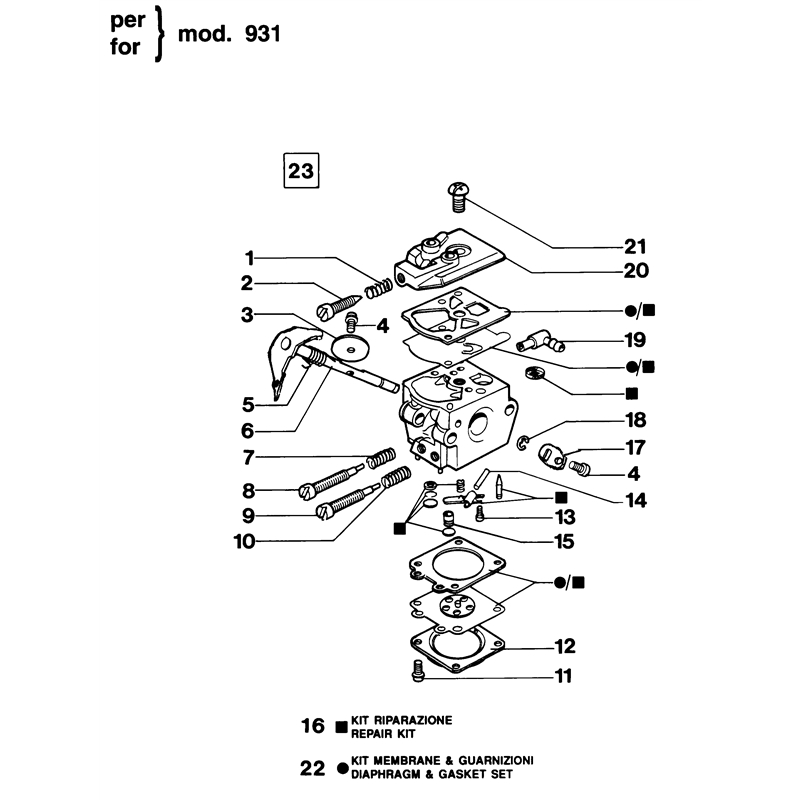 Oleo-Mac 931 (931) Parts Diagram, 477A