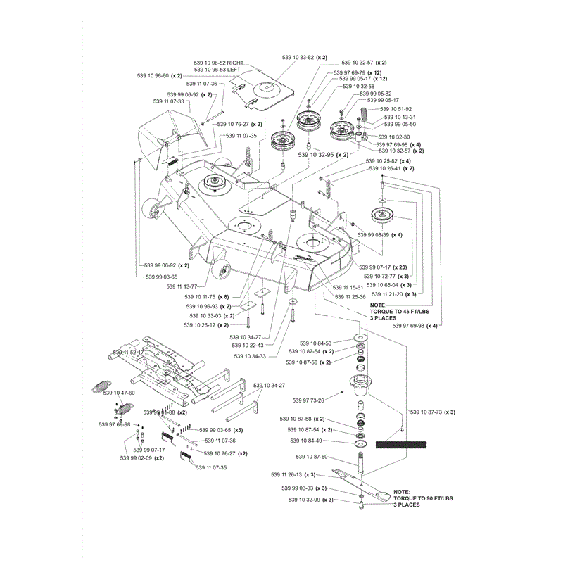 Husqvarna LZ25 Zero Turn Mower  (2006) Parts Diagram, Page 7