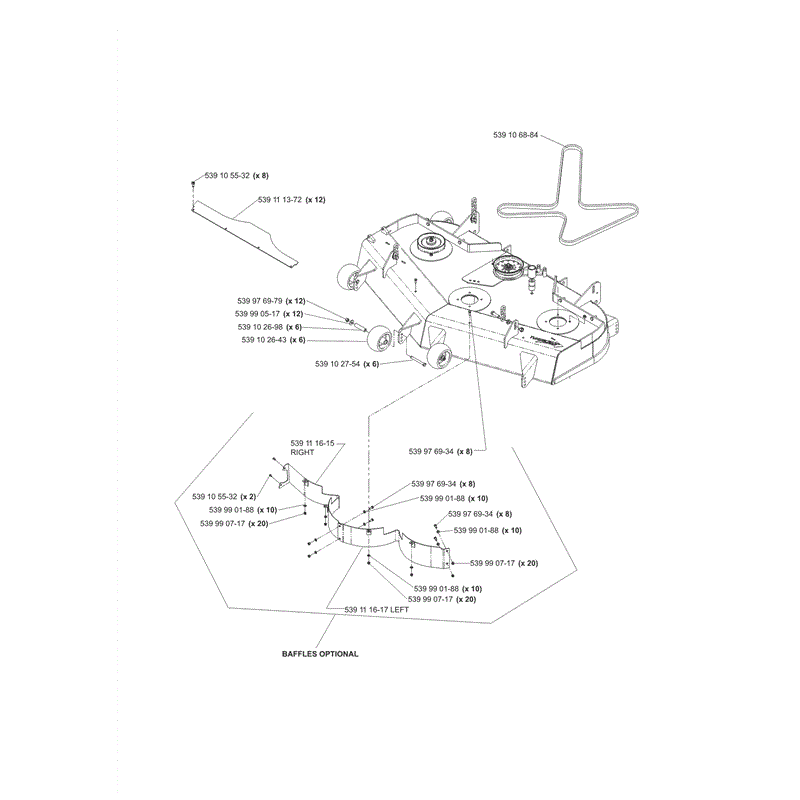 Husqvarna LZ25 Zero Turn Mower  (2006) Parts Diagram, Page 8