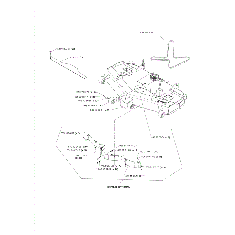 Husqvarna LZ25 Zero Turn Mower  (2006) Parts Diagram, Page 10
