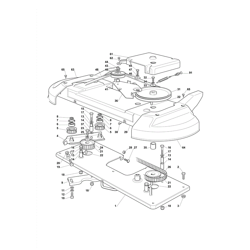 Castel / Twincut / Lawnking XT190HD (2008) Parts Diagram, Page 8