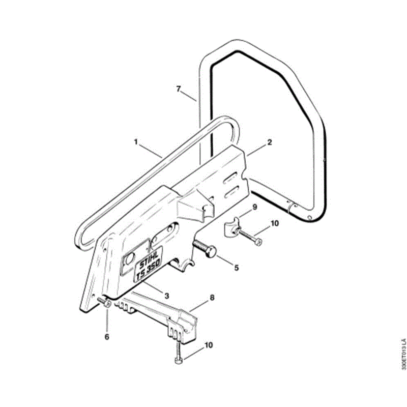 Stihl TS 350 Disc Cutter (TS350) Parts Diagram, G-Connector