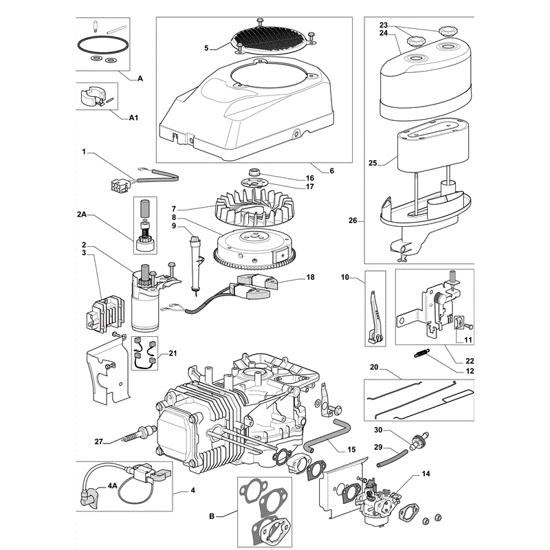 Mountfield 1538H-SD Lawn Tractor (2011) Parts Diagram, Page 14