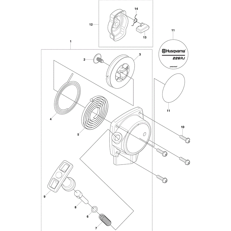 Husqvarna  226RJ (2012) Parts Diagram, Page 9