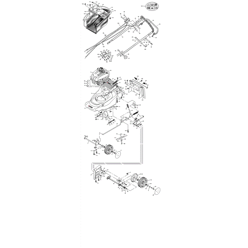 Mountfield M4  (MPR10078) Parts Diagram, Page 1