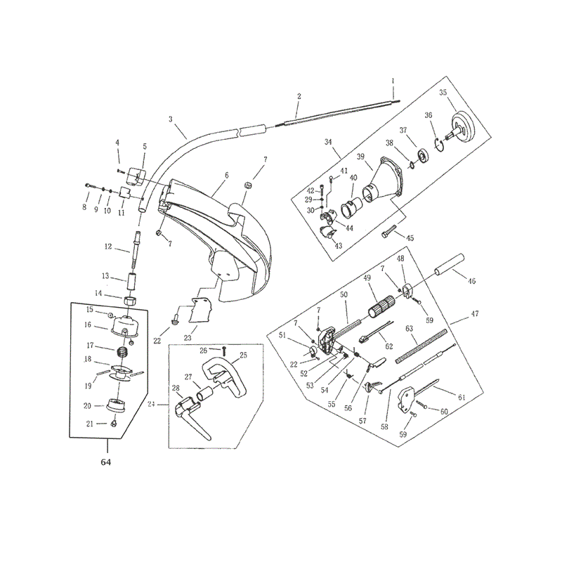 Mitox 250C (250C) Parts Diagram, Shaft