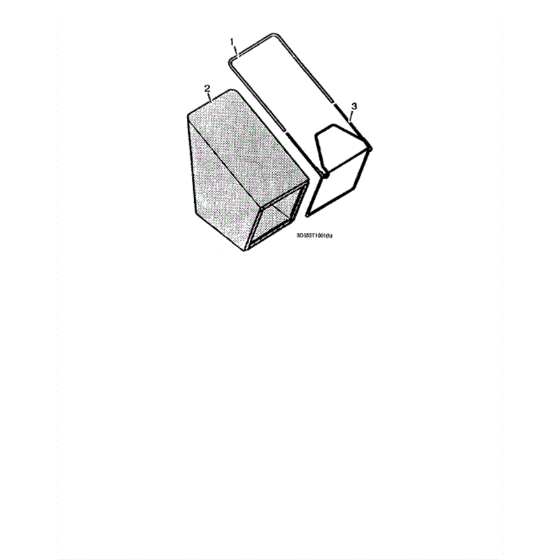 Hayter Double Three (533R001001) Parts Diagram, Grass Box