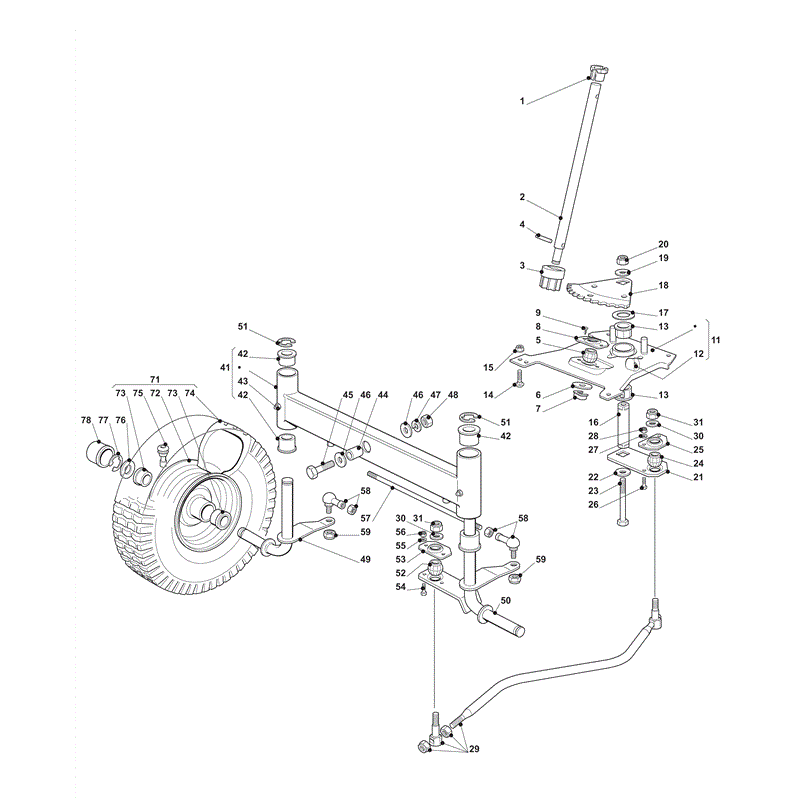 Mountfield 1438M Lawn Tractor (2008) Parts Diagram, Page 4