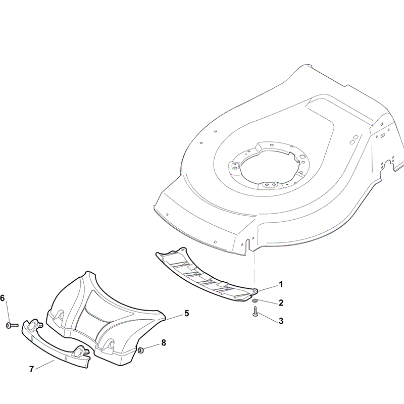 Mountfield SP465 Petrol Rotary Mower (2011) Parts Diagram, Page 2