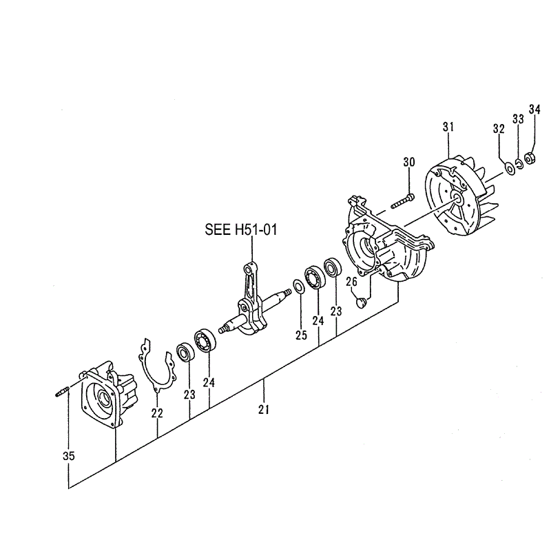 Tanaka THT-210SA (1656-HT51) Parts Diagram, Page 2