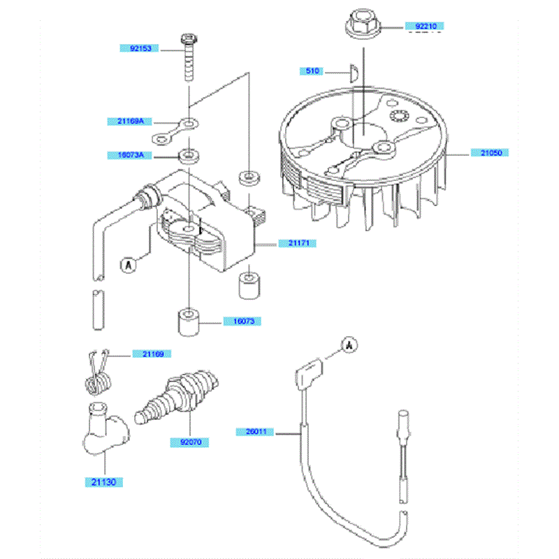 Kawasaki KHS750A  (HB750B-AS50) Parts Diagram, Electric Equipment