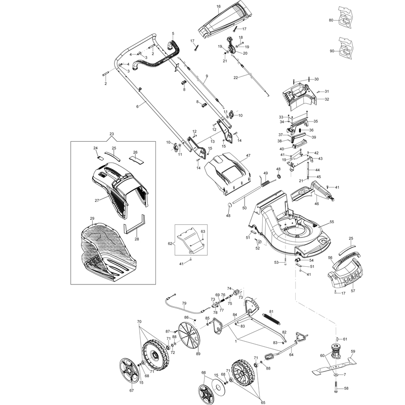 Oleo-Mac MAX 53 PK ALLROAD ALUMINIUM (K805 (MAX 53 PK ALLROAD ALUMINIUM (K805) EURO 5) Parts Diagram, Complete illustrated parts list