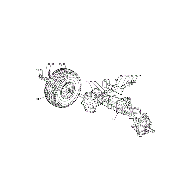 Castel / Twincut / Lawnking XHX240HD-4WD (2011) Parts Diagram, Page 4