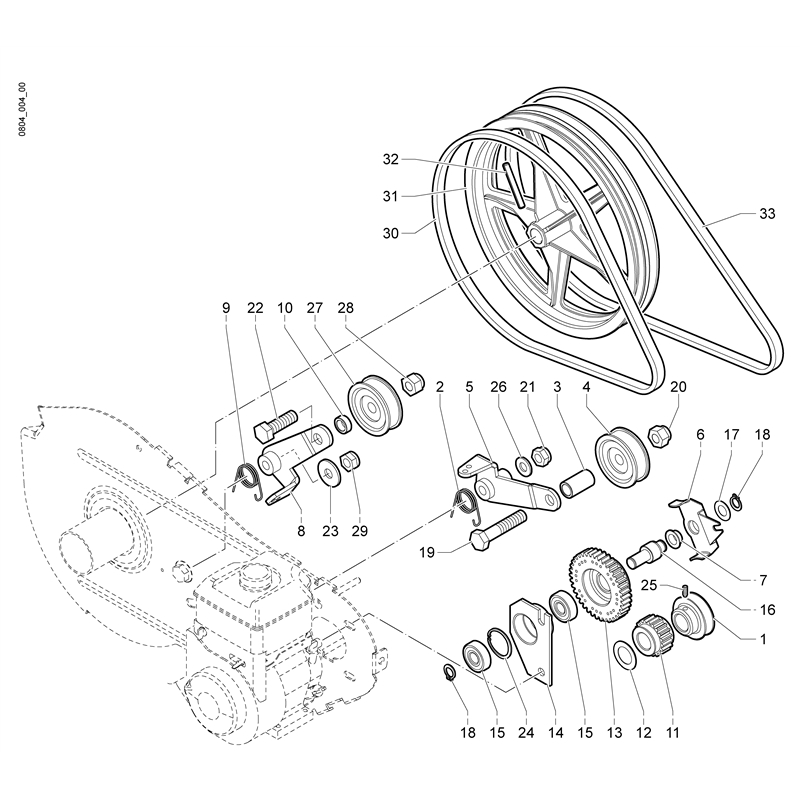 Bertolini 222 (Fino-Until 2009) (222 (Fino-Until 2009)) Parts Diagram, Gears