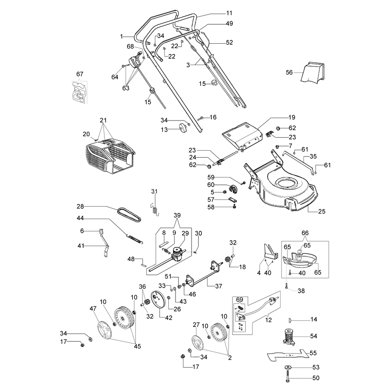 Oleo-Mac G 48 TK ESSENTIAL (K600 AUTOCHOKE) (G 48 TK ESSENTIAL (K600 AUTOCHOKE)) Parts Diagram, ESSENTIAL complete illustrated parts list (From January 2012)