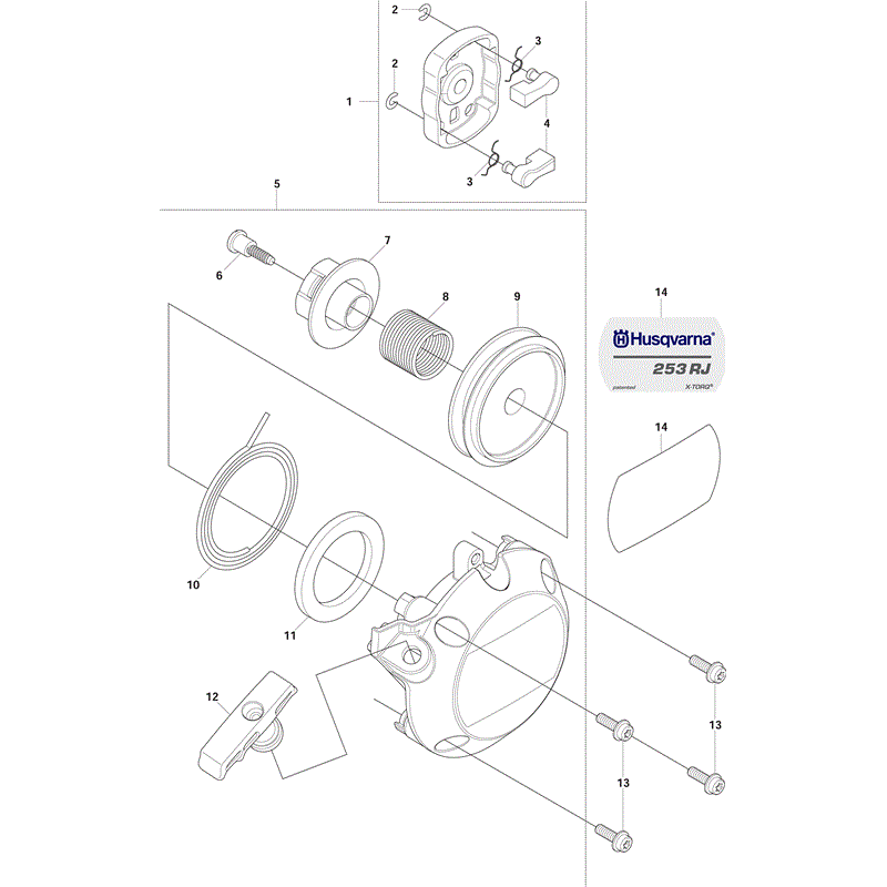 Husqvarna  253RJ (253RJ) Parts Diagram, Page 9