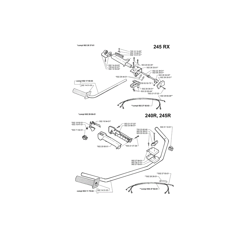 Husqvarna 245R Clearing Saw (1998) Parts Diagram, Page 7