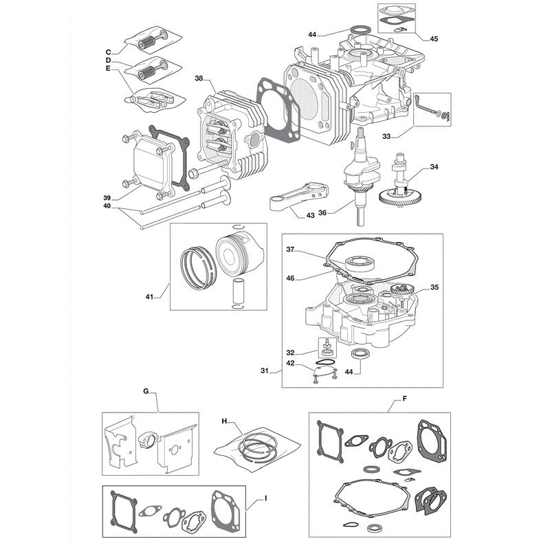 Castel / Twincut / Lawnking TRE0701 (2009) Parts Diagram, Page 2