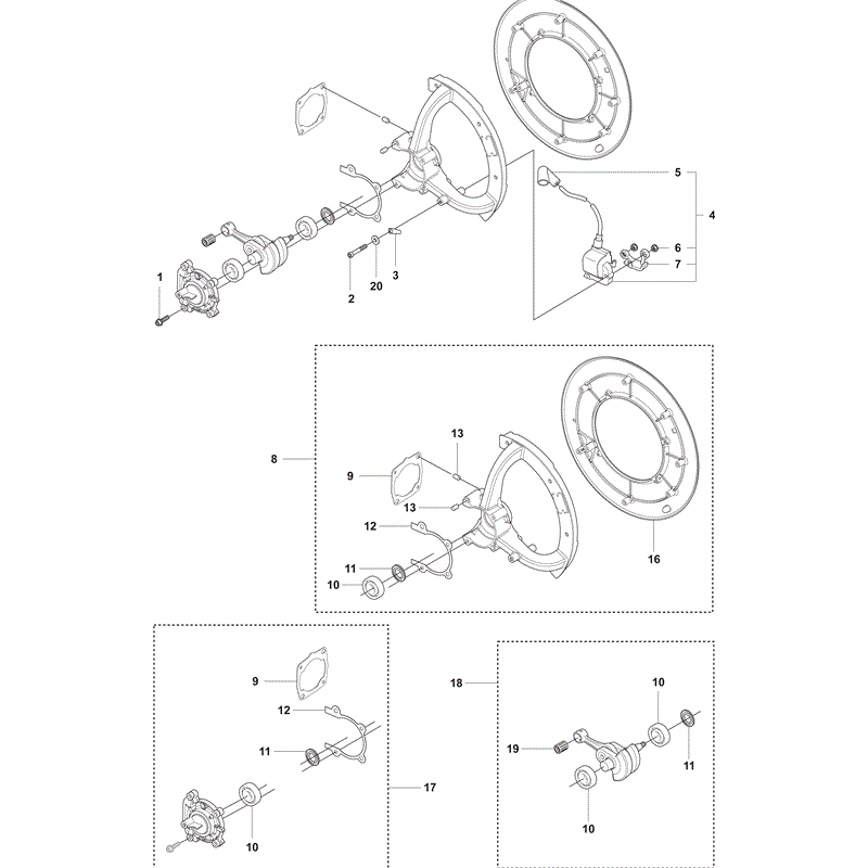 Husqvarna  356BTX (2009) Parts Diagram, Page 4